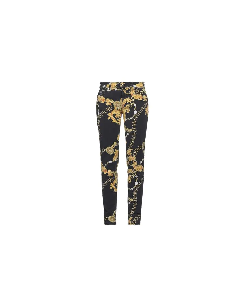 Versace Jeans HOSEN & RÖCKE - Jeanshosenauf YOOX.COM Schwarz