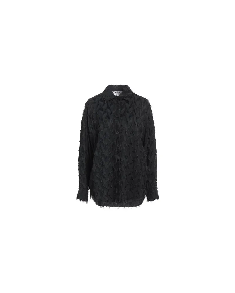MSGM TOPS - Hemdenauf YOOX.COM Schwarz