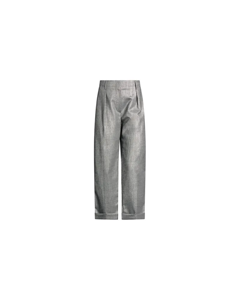 Brunello Cucinelli HOSEN & RÖCKE - Hosenauf YOOX.COM Silber