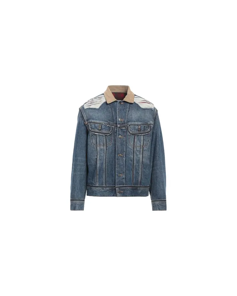 Maison Margiela JACKEN & MÄNTEL - Jeansjacken/Mäntelauf YOOX.COM Blau