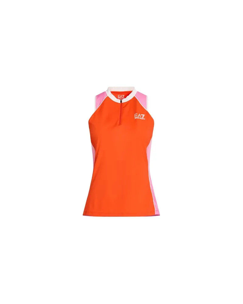 EA7 TOPS - T-shirtsauf YOOX.COM Orange