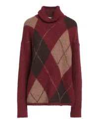 Gran Sasso Rollkragenpullover Bordeaux