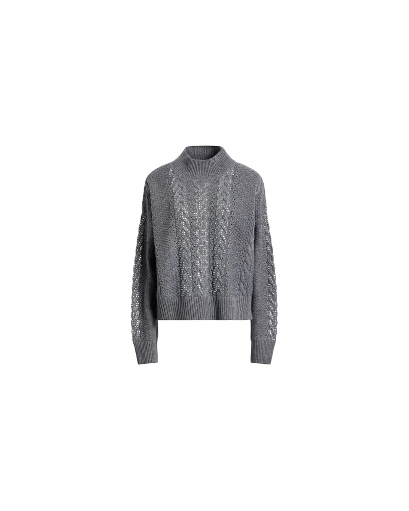 Icona By Kaos STRICKWAREN - Rollkragenpulloverauf YOOX.COM Grau