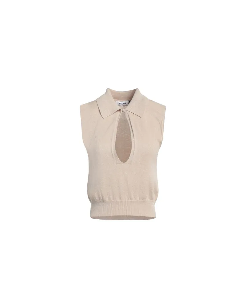 Please TOPS - Topsauf YOOX.COM Beige