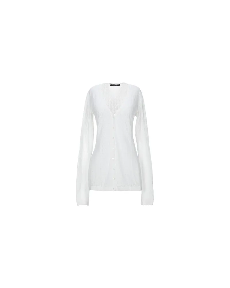 Dolce & Gabbana STRICKWAREN - Strickjackenauf YOOX.COM Weiß