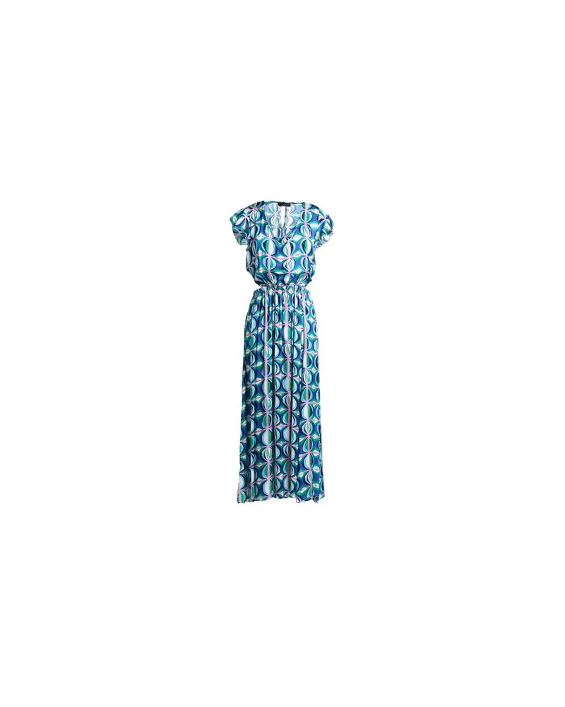 Angela Mele KLEIDER - Maxi-Kleiderauf YOOX.COM Blau