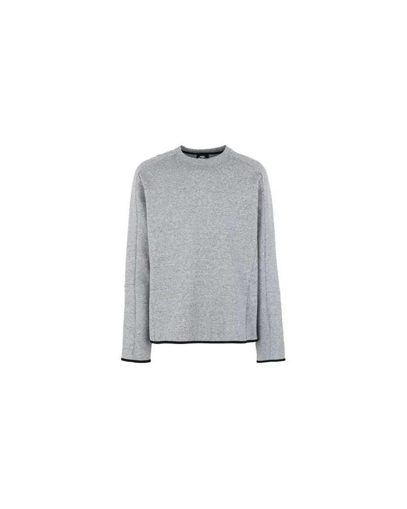 Nike TECH FLEECE REVIVAL CREW  - TOPS - Sweatshirtsauf YOOX.COM Grau