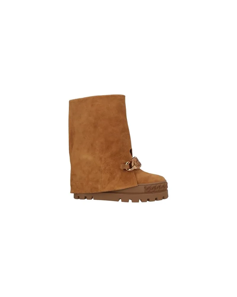 Casadei SCHUHE - Stiefelettenauf YOOX.COM Kamel