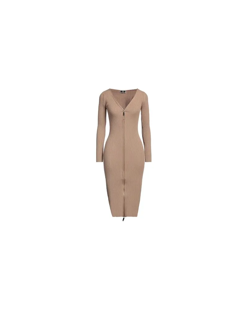 Elisabetta Franchi KLEIDER - Midi-Kleiderauf YOOX.COM Sand