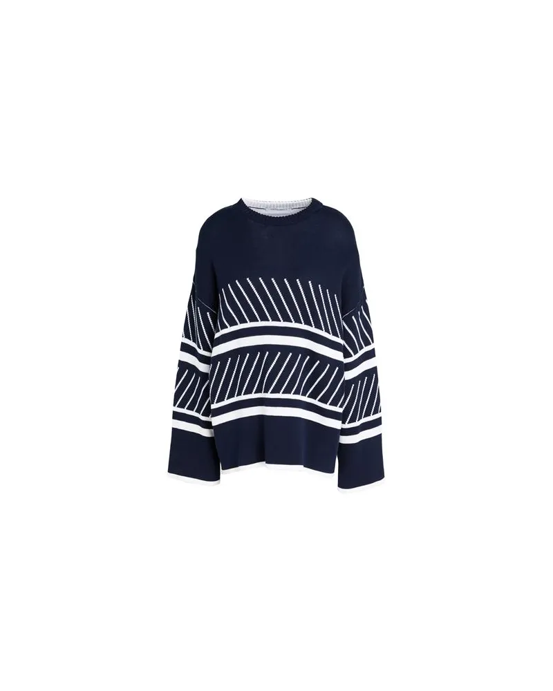 Alberta Ferretti STRICKWAREN - Pulloverauf YOOX.COM Marineblau