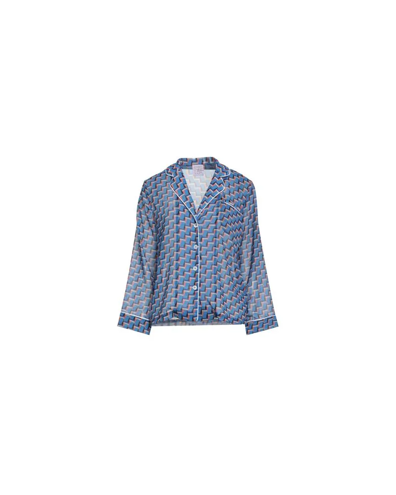 Stella Jean TOPS - Hemdenauf YOOX.COM Azurblau