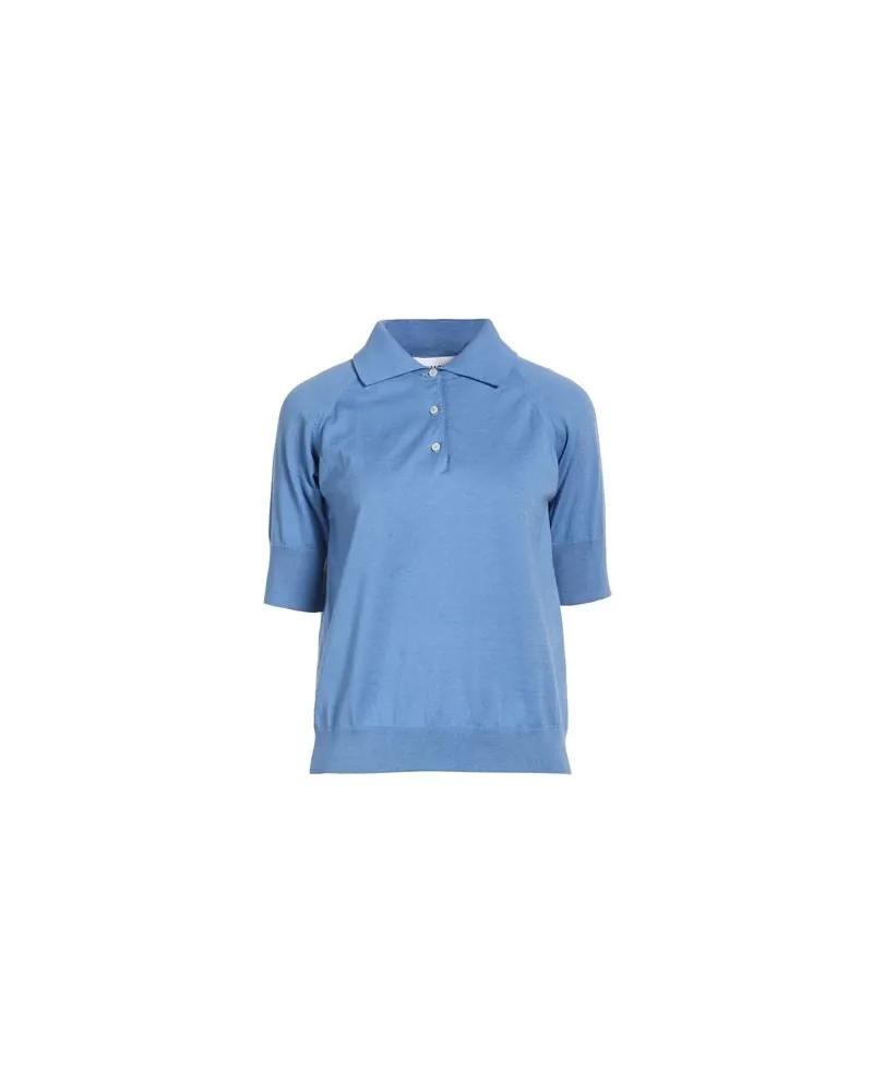 Alpha Studio STRICKWAREN - Pulloverauf YOOX.COM Himmelblau