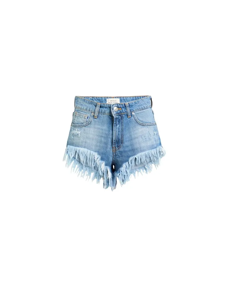 VICOLO HOSEN & RÖCKE - Jeansshortsauf YOOX.COM Blau