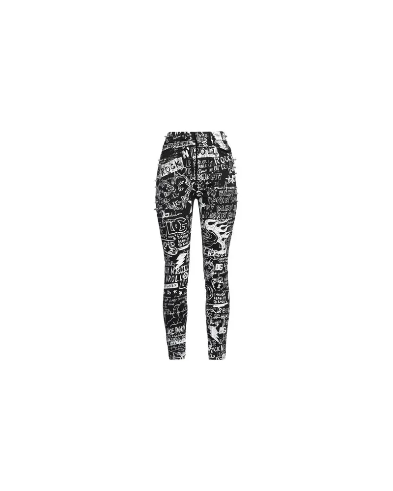Dolce & Gabbana HOSEN & RÖCKE - Jeanshosenauf YOOX.COM Schwarz