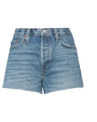 RE/DONE Jeansshorts Blau