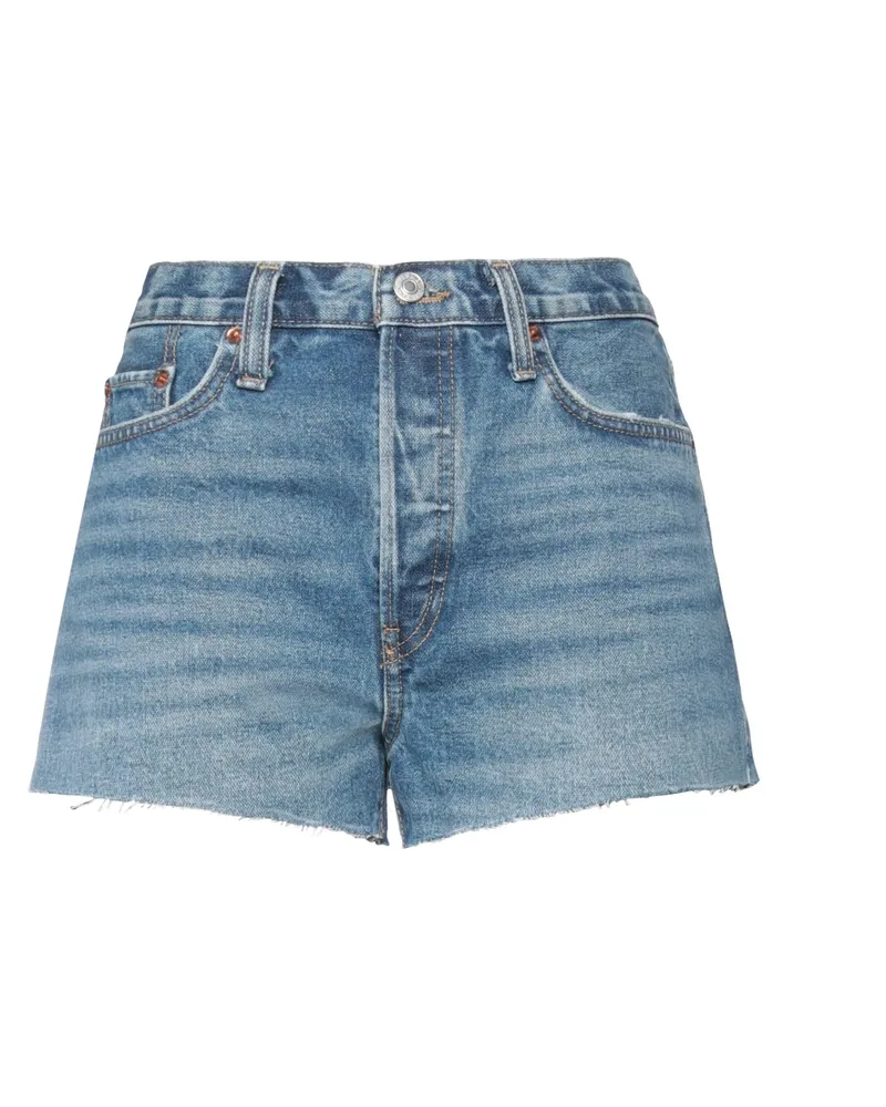 RE/DONE Jeansshorts Blau