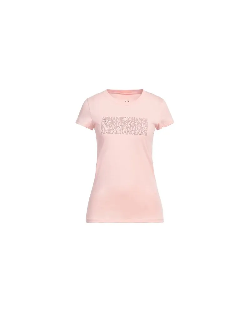 Armani Exchange TOPS - T-shirtsauf YOOX.COM Hellrosa