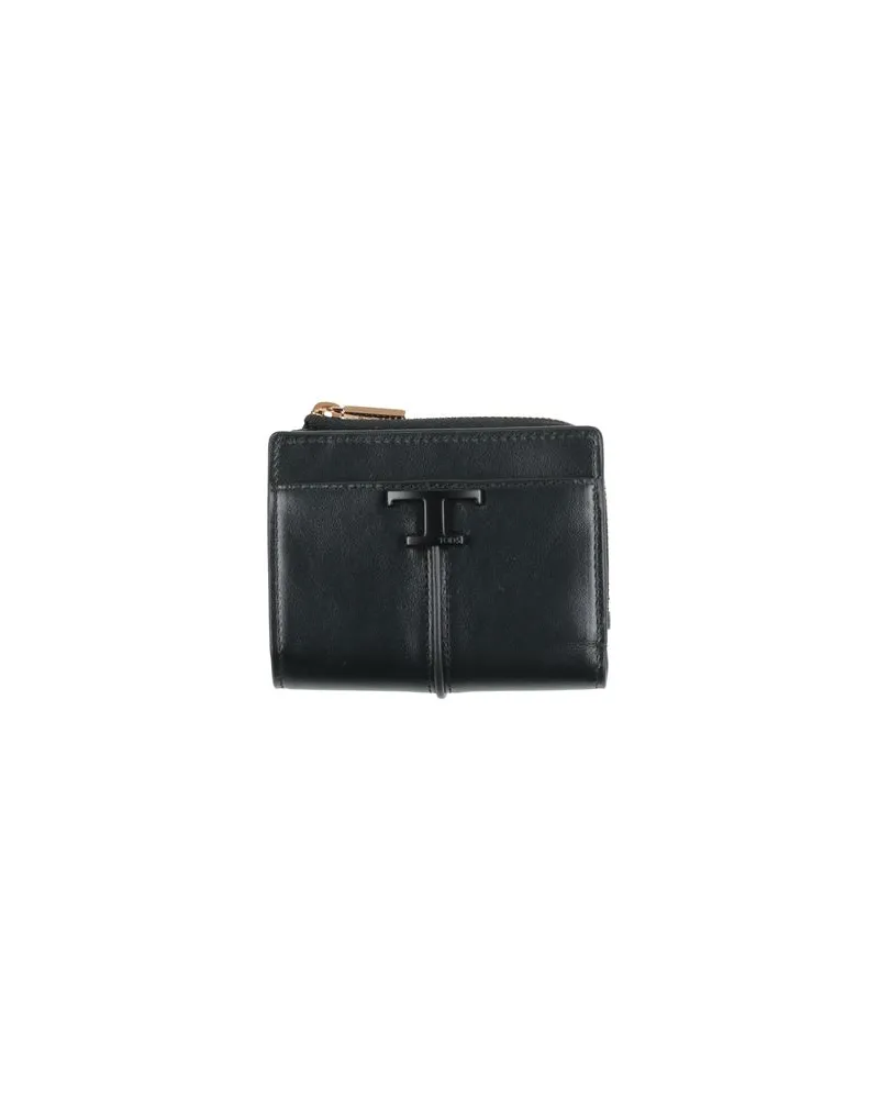 TOD'S Kleinlederwaren - Brieftaschenauf YOOX.COM Schwarz