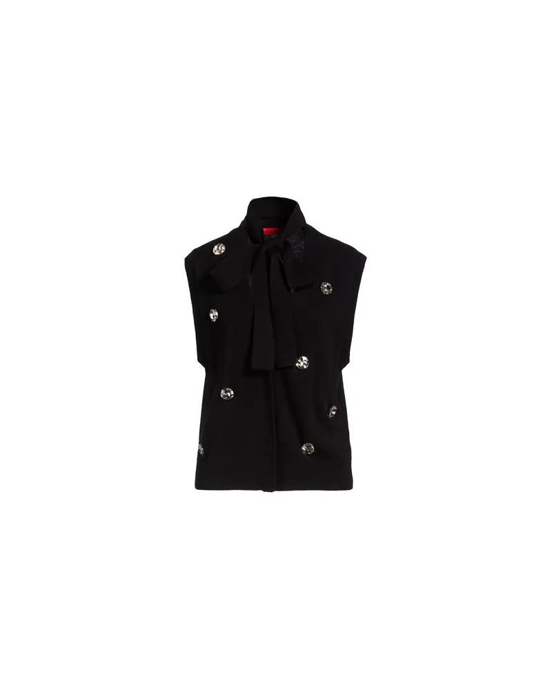 MAX&Co. MCOTEORIA  - STRICKWAREN - Strickjackenauf YOOX.COM Schwarz