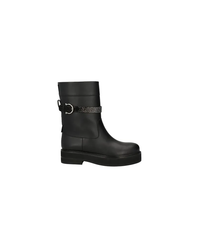 Ferragamo SCHUHE - Stiefelettenauf YOOX.COM Schwarz