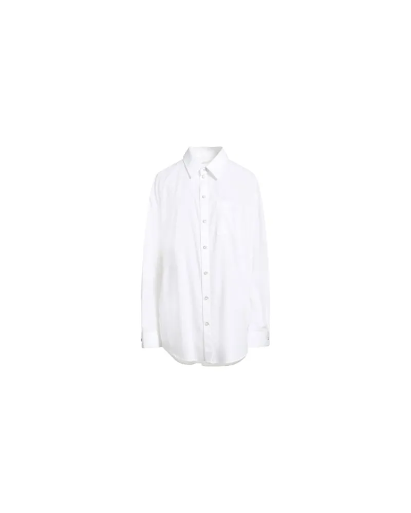 Helmut Lang TOPS - Hemdenauf YOOX.COM Weiß