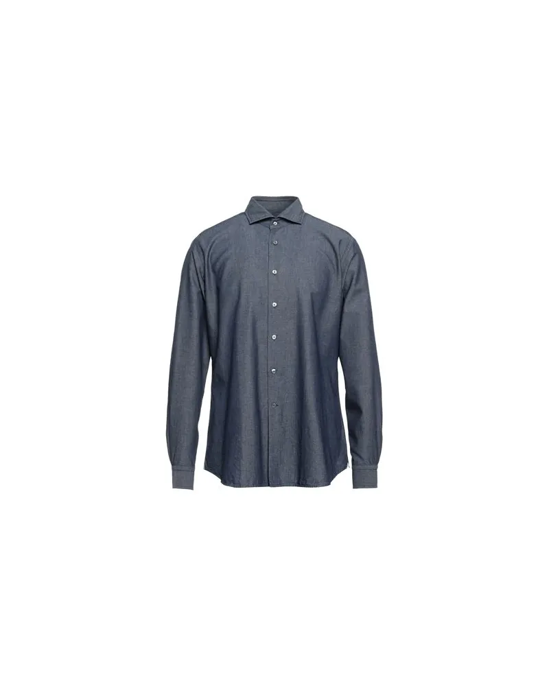 Bagutta TOPS - Jeanshemdenauf YOOX.COM Blau