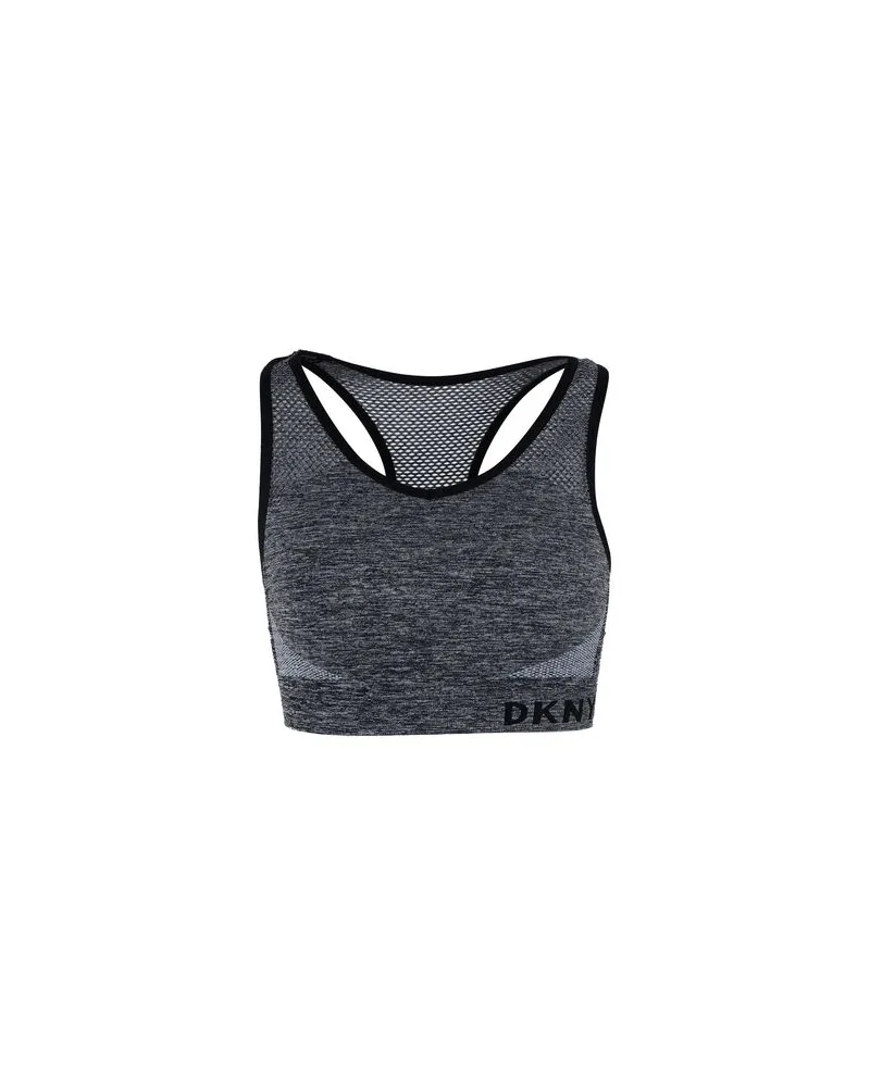 DKNY MEDIUM IMPACT MESH BACK BRA   - TOPS - Topsauf YOOX.COM Grau