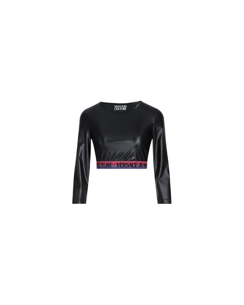 Versace Jeans TOPS - T-shirtsauf YOOX.COM Schwarz