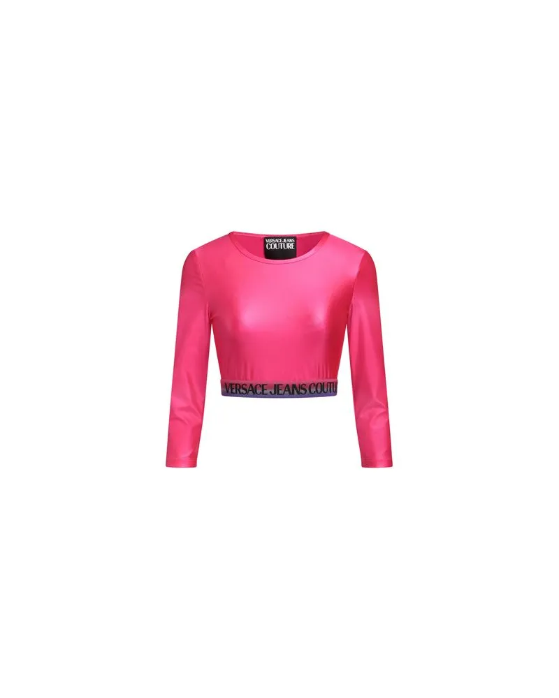 Versace Jeans TOPS - T-shirtsauf YOOX.COM Fuchsia