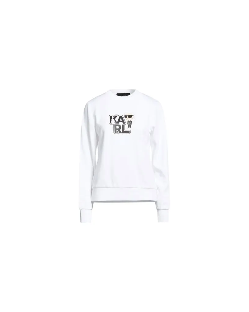 Karl Lagerfeld TOPS - Sweatshirtsauf YOOX.COM Weiß