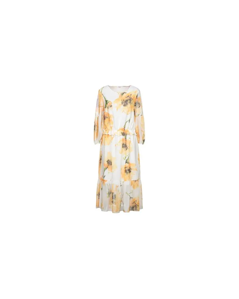 Blumarine KLEIDER - Midi-Kleiderauf YOOX.COM Weiß