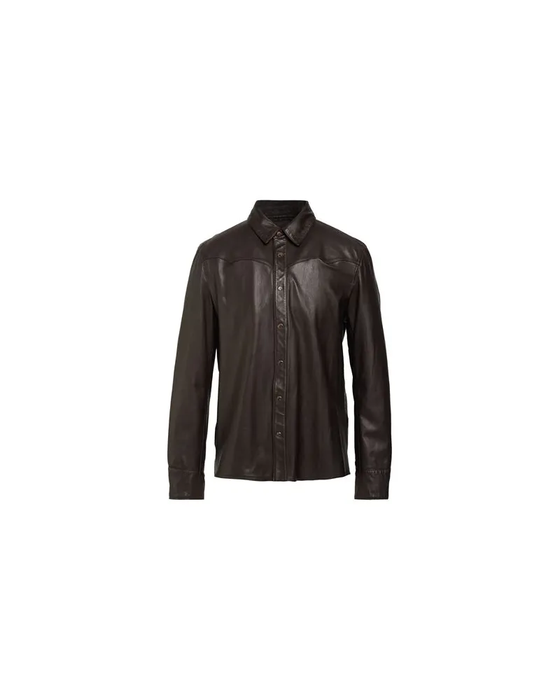 John Varvatos TOPS - Hemdenauf YOOX.COM Dunkelbraun