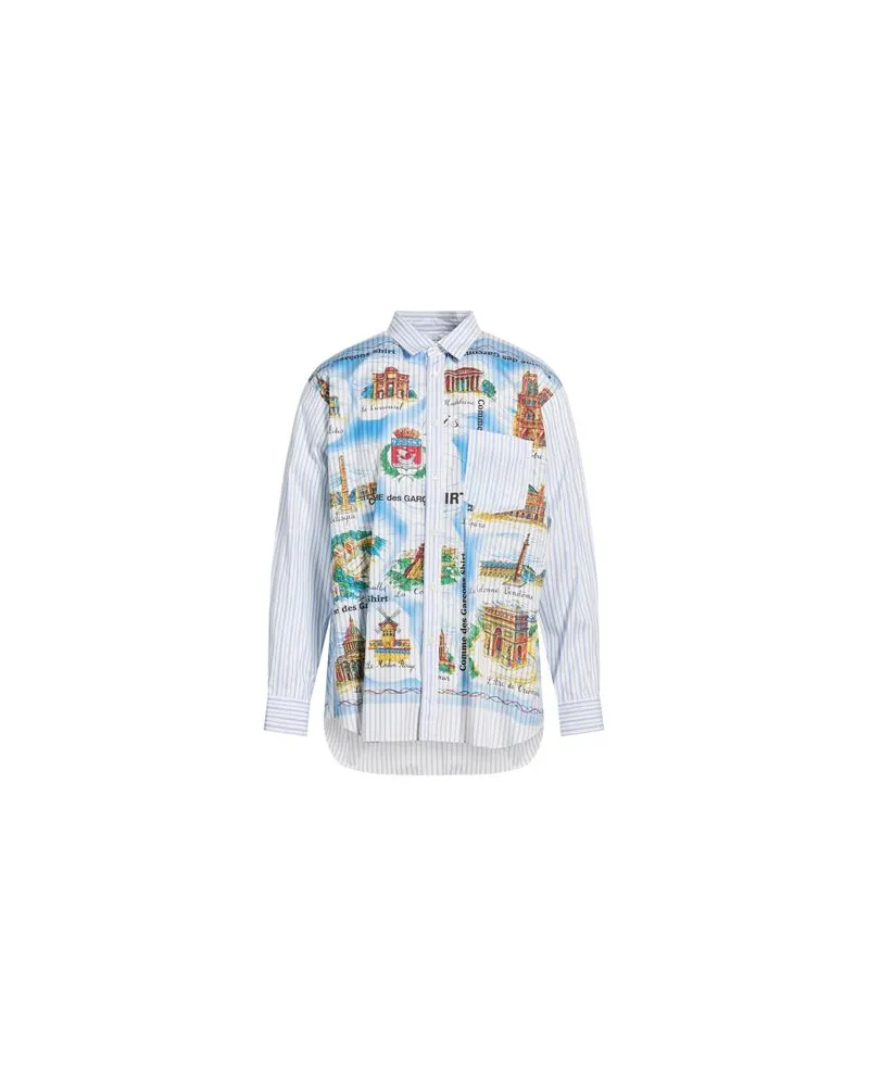 Comme des Garçons TOPS - Hemdenauf YOOX.COM Hellblau