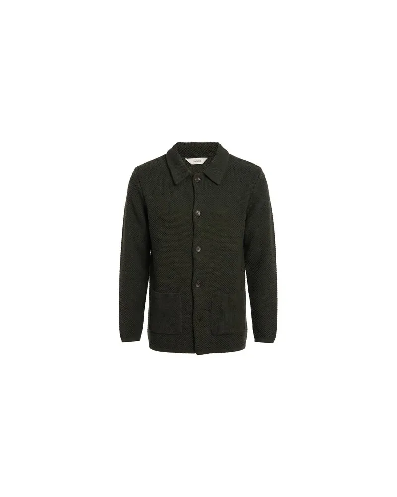 PAOLONI STRICKWAREN - Strickjackenauf YOOX.COM Militärgrün