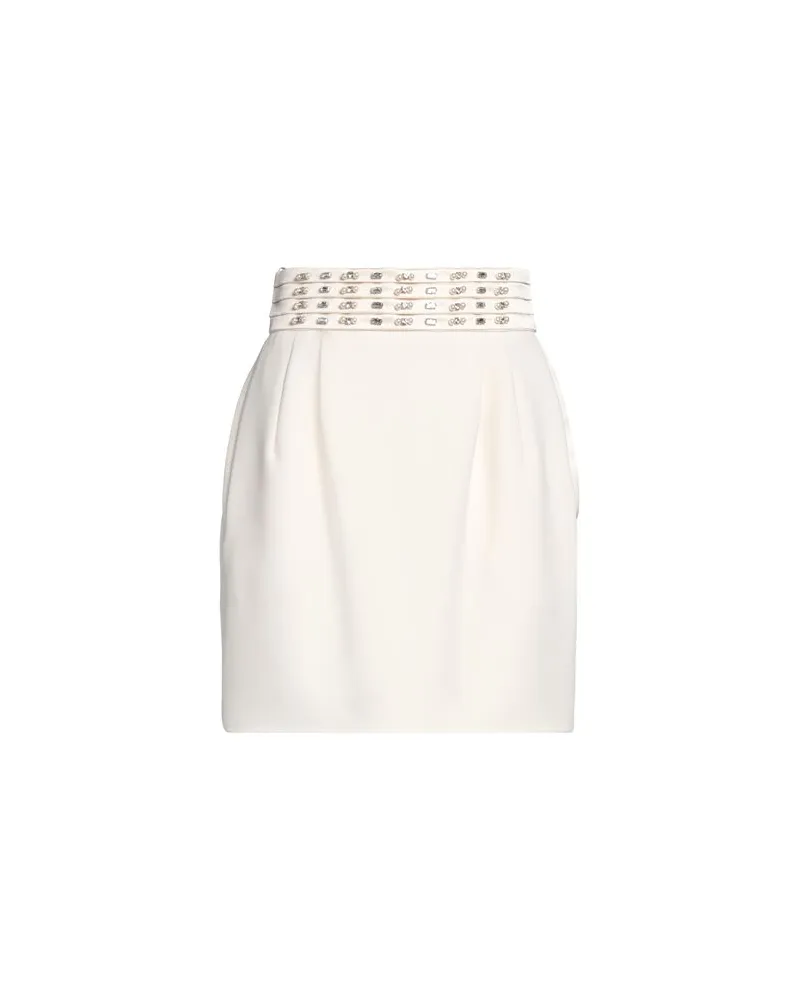 Elisabetta Franchi HOSEN & RÖCKE - Miniröckeauf YOOX.COM Cremeweiß