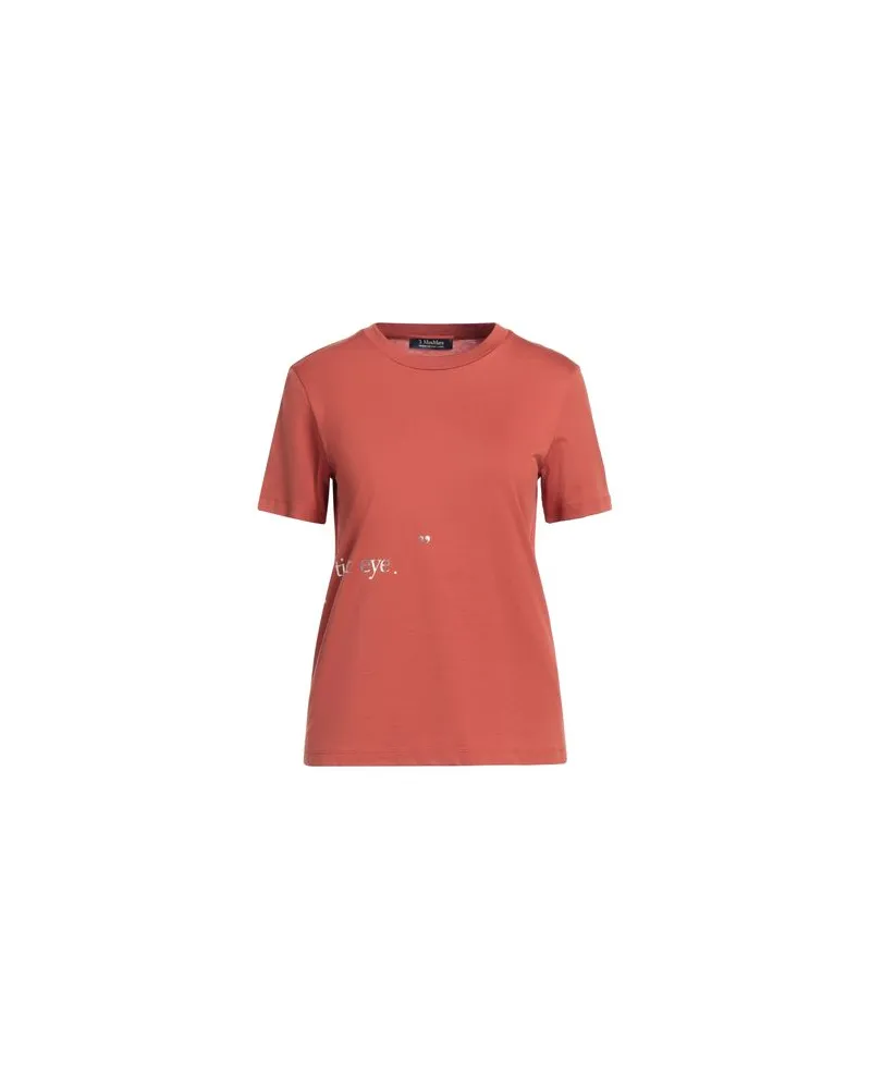 Max Mara MAX MARA - TOPS - T-shirtsauf YOOX.COM Rostrot