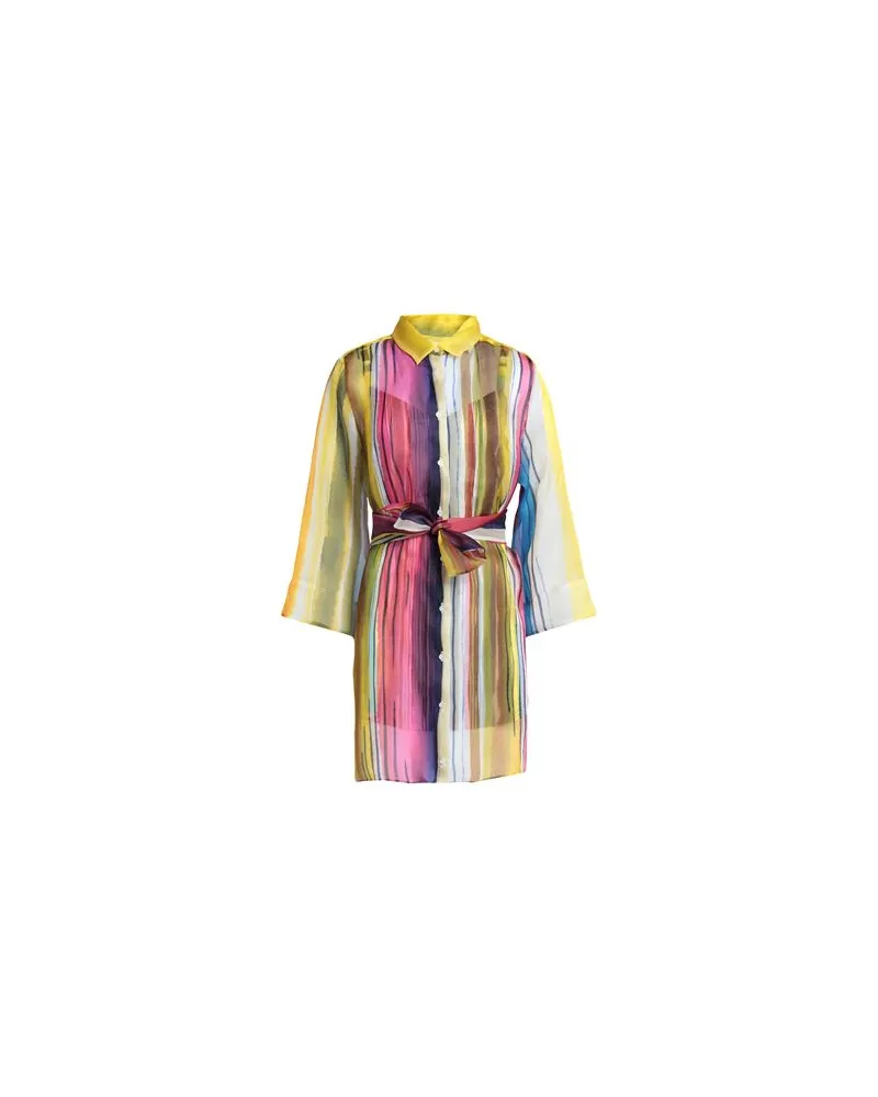 Sara Roka KLEIDER - Mini-Kleiderauf YOOX.COM Gelb