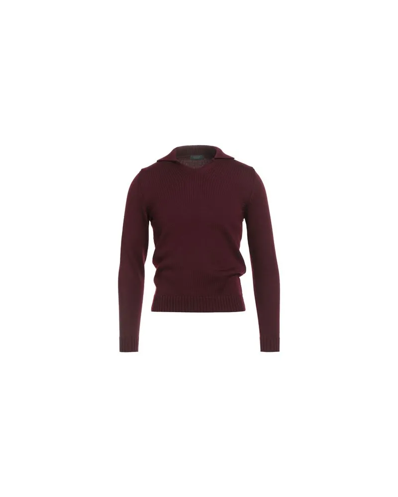 Zanone STRICKWAREN - Pulloverauf YOOX.COM Bordeaux