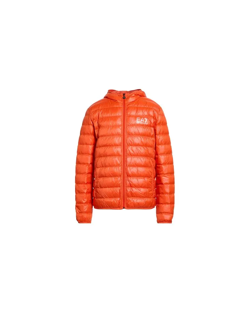 EA7 JACKEN & MÄNTEL - Pufferjacken & Daunenjackenauf YOOX.COM Orange
