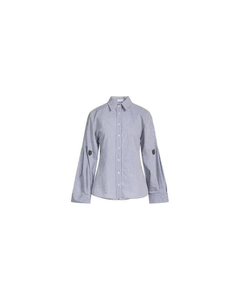 Brunello Cucinelli TOPS - Hemdenauf YOOX.COM Blau