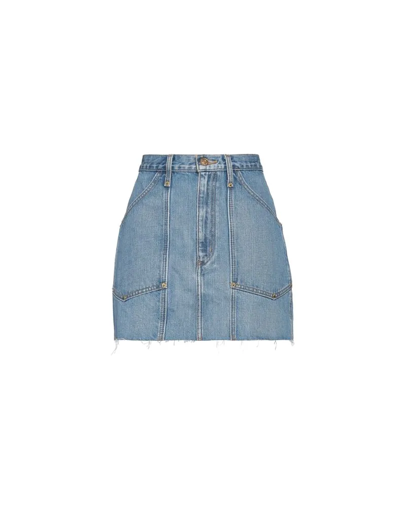 RE/DONE HOSEN & RÖCKE - Jeansröckeauf YOOX.COM Blau