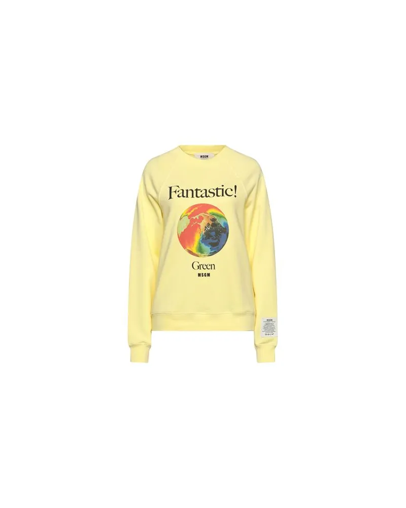 MSGM TOPS - Sweatshirtsauf YOOX.COM Gelb