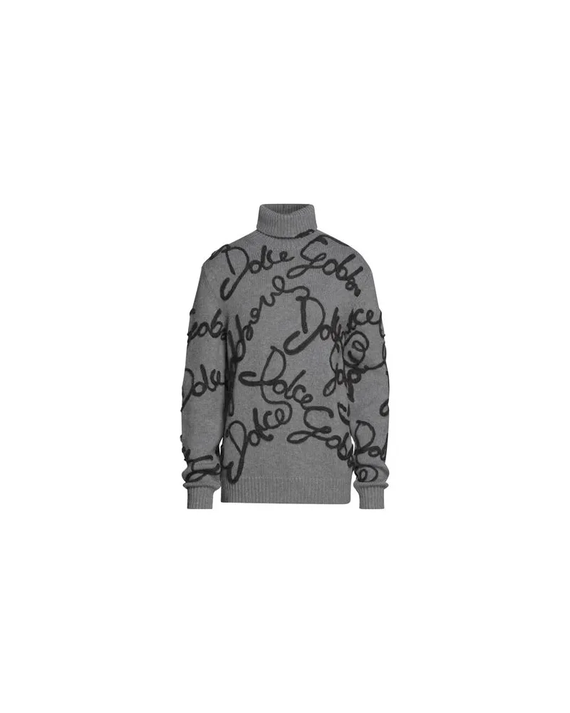 Dolce & Gabbana STRICKWAREN - Rollkragenpulloverauf YOOX.COM Grau