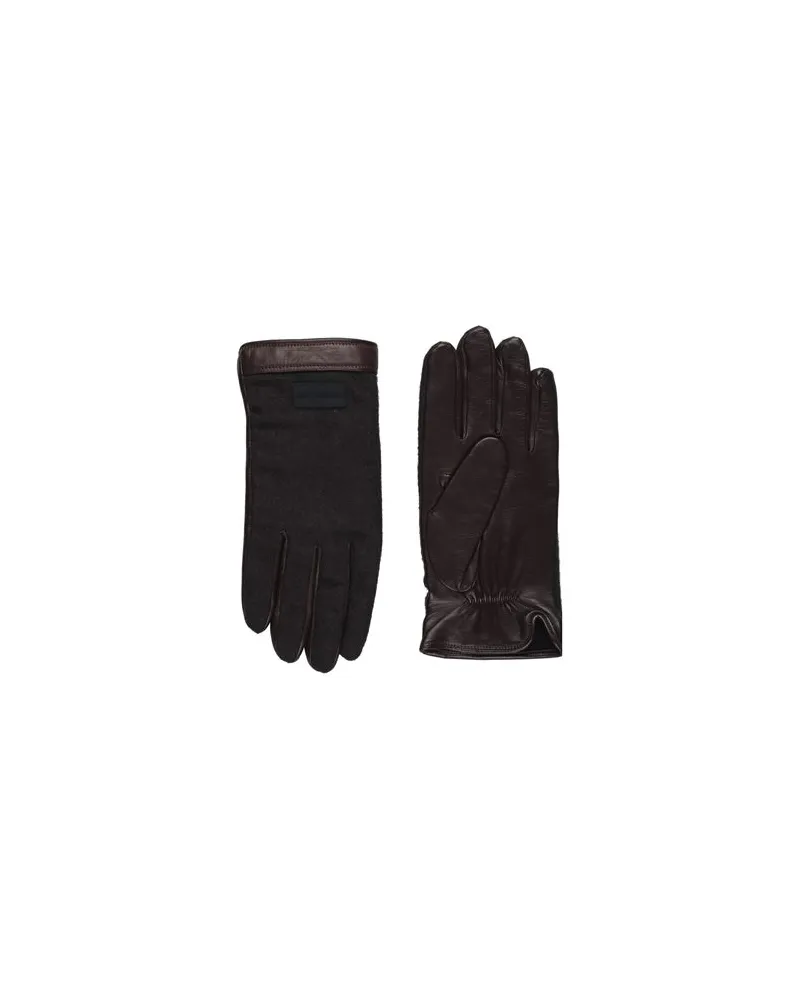 Emporio Armani ACCESSOIRES - Handschuheauf YOOX.COM Dunkelbraun
