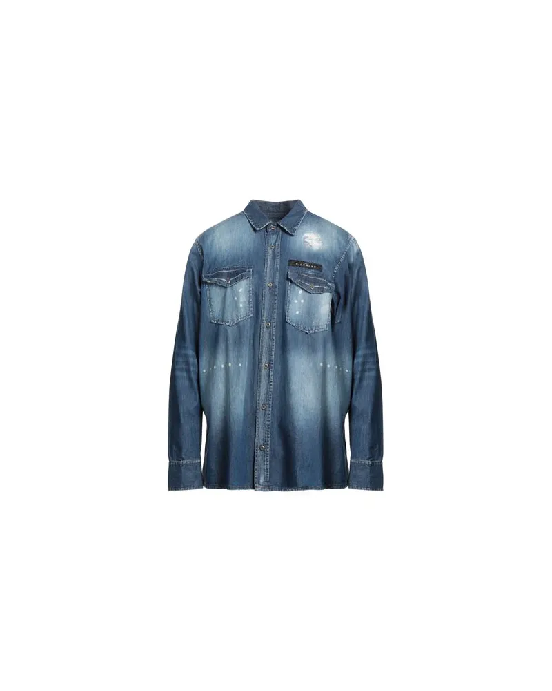John Richmond TOPS - Jeanshemdenauf YOOX.COM Blau