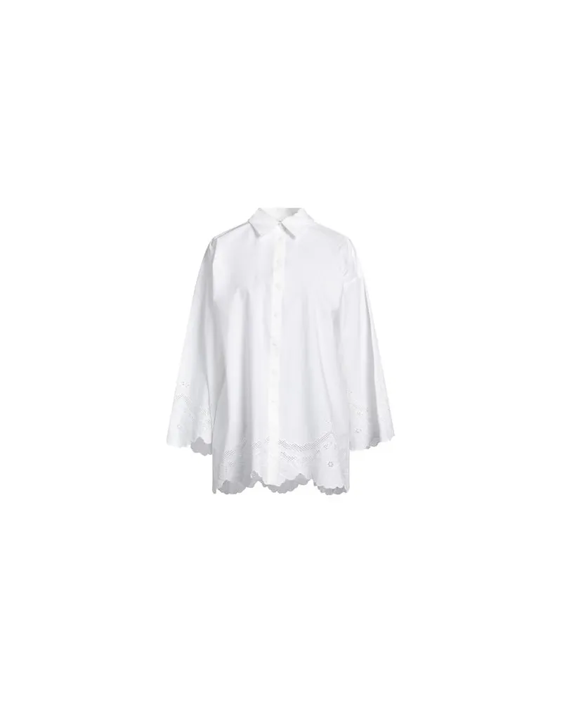 Twin-Set TOPS - Hemdenauf YOOX.COM Weiß