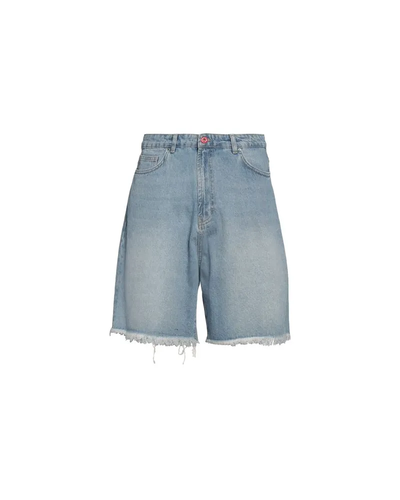 Vision Of Super HOSEN & RÖCKE - Jeansshortsauf YOOX.COM Blau