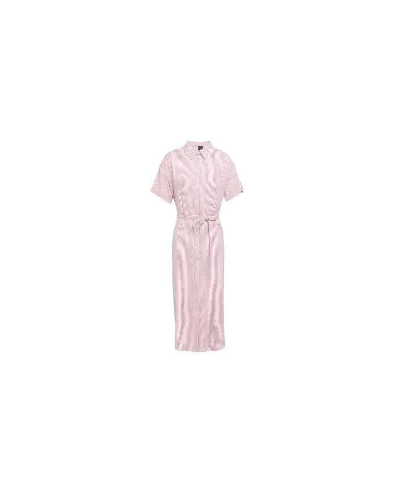 Vero Moda KLEIDER - Midi-Kleiderauf YOOX.COM Ziegelrot