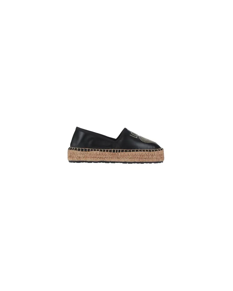 Moschino SCHUHE - Espadrillesauf YOOX.COM Schwarz