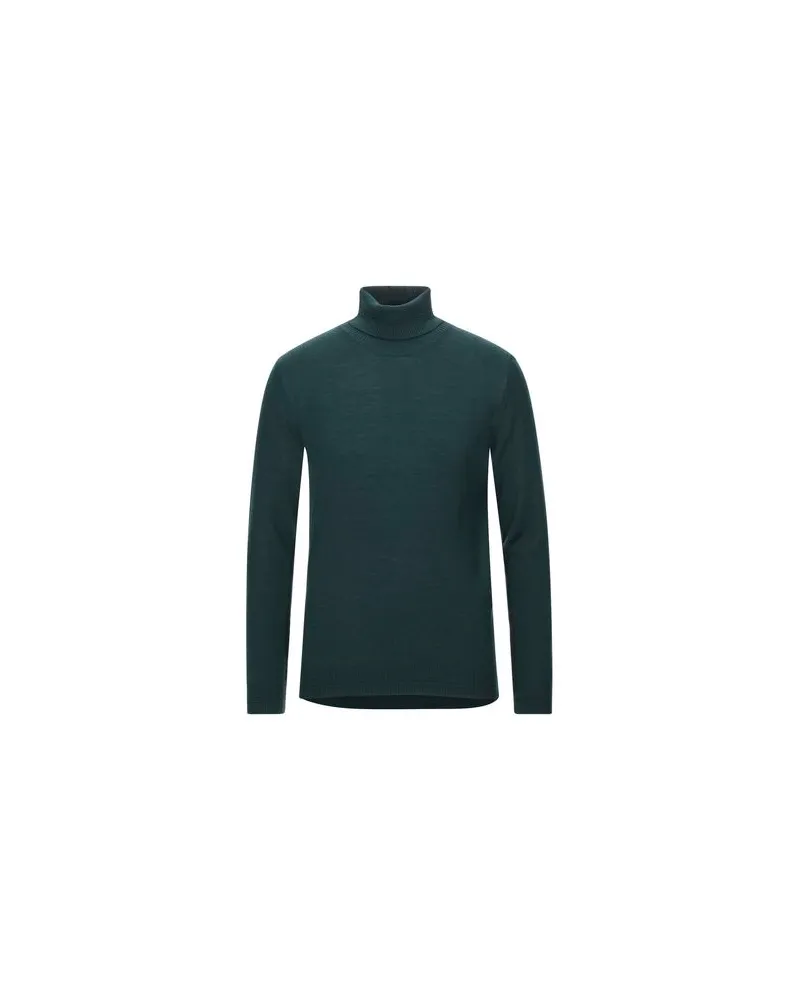 OFFICINA 36 STRICKWAREN - Rollkragenpulloverauf YOOX.COM Smaragdgrün